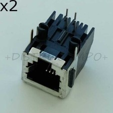 Embase RJ14 femelle 6P4C Cat3 5555154-2 TE RoHS (lot de 2)