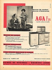 ADVERTISING ADVERTISING 124 1959 AGA stove F25