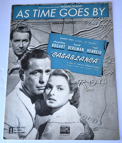 1942 wwii sheet music - music, time