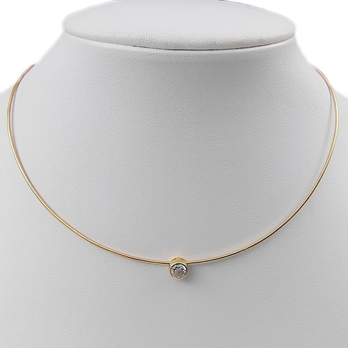 Collier girocollo semi - collier, semi-rigide