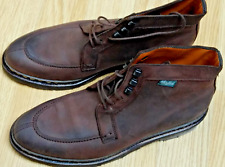 Chaussures neuves boots chukka PARABOOT cuir cousu norvégien marron taille 35