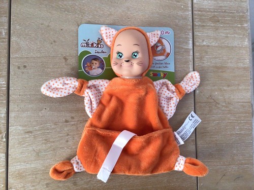 Doudou plat poupée minikiss - doudou,