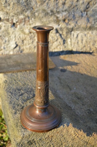 Bougeoir cuivre epoque - en,