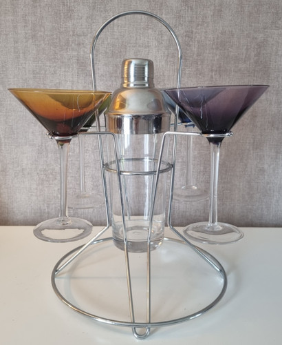 Set cocktail vintage verres - set,