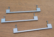 LOT 3 poignée LONGUE de placard MOBILIER meuble TIROIR de CUISINE en METAL PLEIN