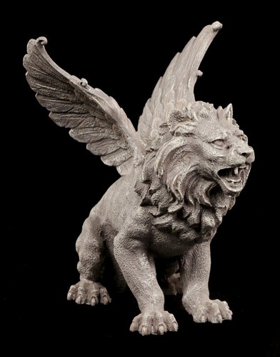 Lion ailé statue - ailé,
