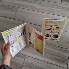 MECCANO 1970 plaque dépliable en plastique / présentation des pièce en MAGASIN