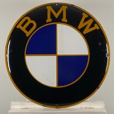 Plaque émaillée BMW - Ø 60