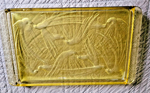 Art deco plateau rectangulaire - plateau,