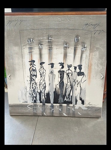 Tableau acrylique - go,