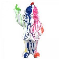 Statue en résine nain doigt