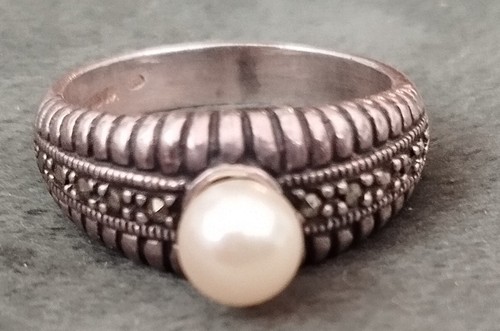 Ancienne bague perle - ancienne,