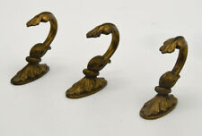 3 crochets mural en laiton