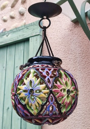 Ancienne suspension ronde - ancienne,