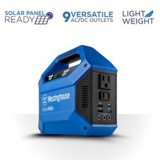 Westinghouse Open Box 155Wh Lithium-Ion 150W Portable Power Station, Lightweight