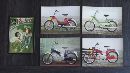 Carte publicitaire moto puch - publicitaire,