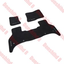 For Land Rover Defender 110 2020-2025 New 4 Pieces Black Nylon Carpet Floor Mats