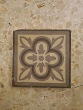 1 antique BOCH Freres cement tile beautiful floral decor to choose from 25