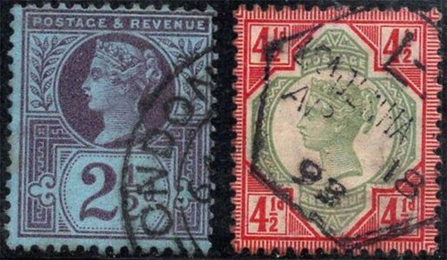 Grande bretagne 1887 89 - mi.,