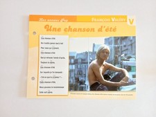 CARTE FICHE - FRANCOIS VALERY