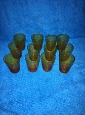 12 Verres À Goutte Ambré