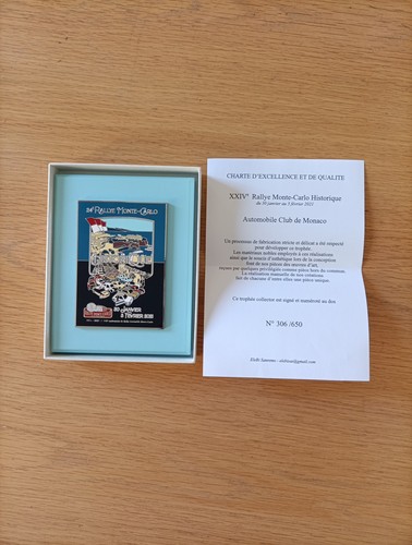 Trophée plaque émaillée - trophée, 24