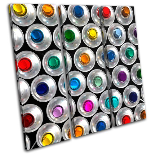Spray cans art graffiti - graffiti, treble