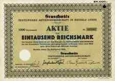 Gruschwitz Textilwerke 1929 Neusalz or Grünberg Silesia Weißenhorn New Ulm