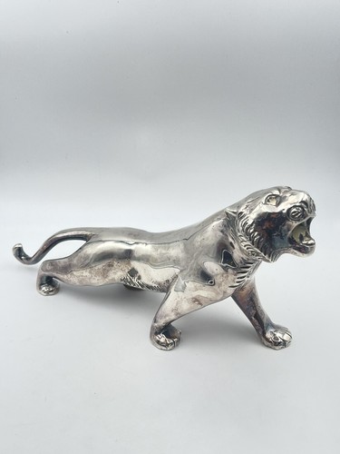 Panthère bronze argenté - bronze, &