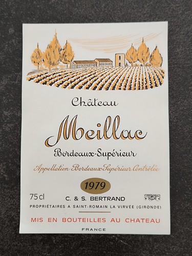 étiquette vin château - Étiquette, de