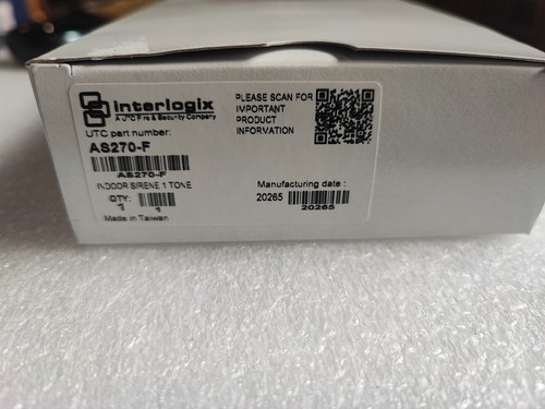 Interlogix as270 indoor - interlogix, as270-f