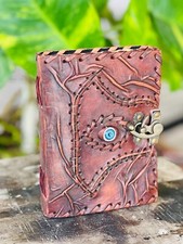 Chèvre Handmade Journal Beau Eye Journal 2025 Deal Haut Choix Cadeau