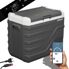 AREBOS Glacière à compresseur 43 litres | Glacière électrique avec commande APP
