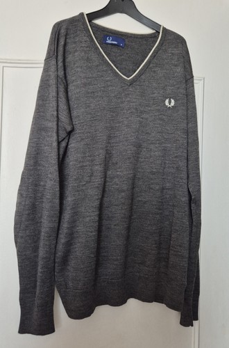 Fred perry pull col gris - col,