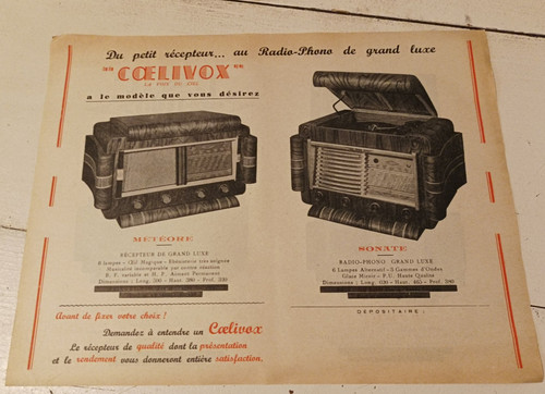 Ancienne publicite prospectus - publicite,