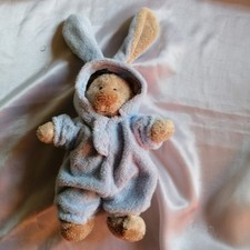 Doudou ancien ours déguisé