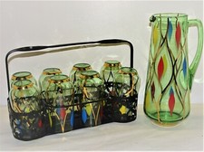 -VINTAGE 8 VERRES support Fer