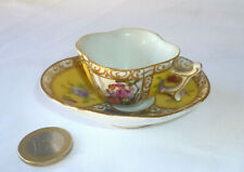 19th CARL THIEME PORCELAIN MINIATURE CUP