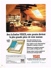 1973 ADVERTISEMENT VELUX roof window for your attic