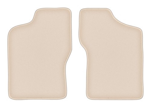 Tapis avant velours beige pour