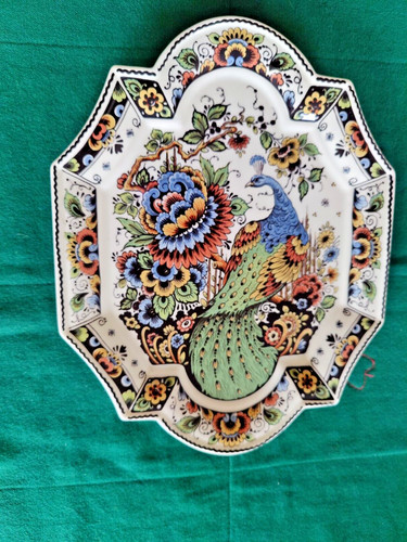 Delft polychrome grand - polychrome, plat