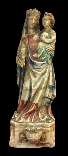 Vierge enfant style - À, l'enfant,
