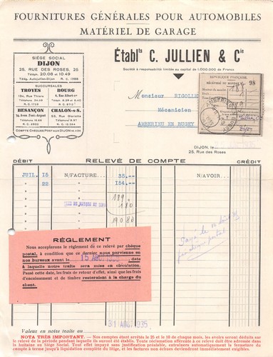 1935 fournitures generales - 1935,