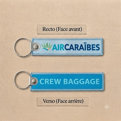 Porte clé brodé avion - porte,