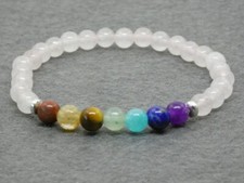 Bracelet Quartz Rose et 7