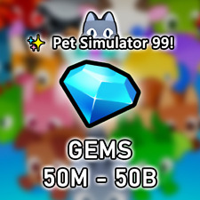 ✨ Pet Simulator 99! ? 50M-50B Gems ? PS99/Pet Sim 99 ? Cheap Safe Fast ?