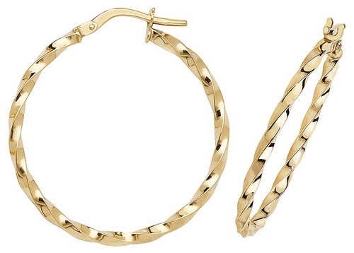 Boucles oreilles créoles or - d'oreilles,