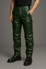 Pantalon en cuir de motard
