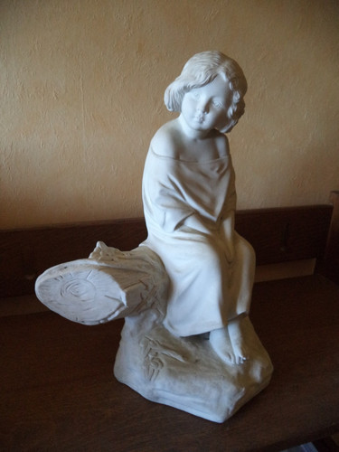 Ancien biscuit porcelaine - ancien, de