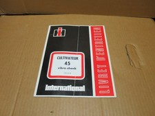 INTERNATIONAL HARVESTER livret
